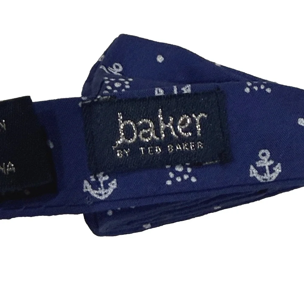 Baker by Ted Baker Bowtie Necktie Tie Toddler Nautical Anchor Easter Preppy Twee